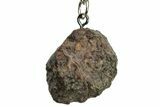 Stony Chondrite Meteorite ( g) Keychain #238144-1